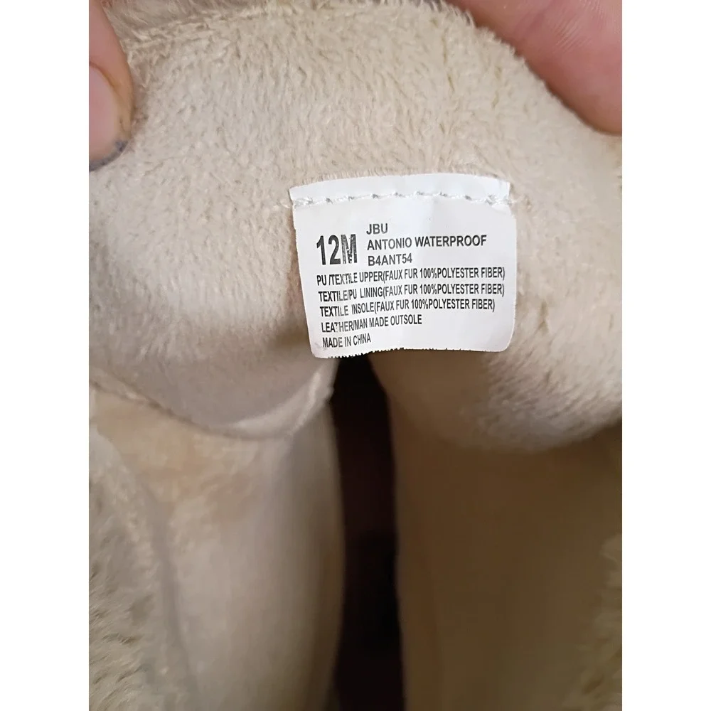 Winter Gorpcore JBU Women 12M Tan Antonio WaterproofJBU Faux Fur Boots